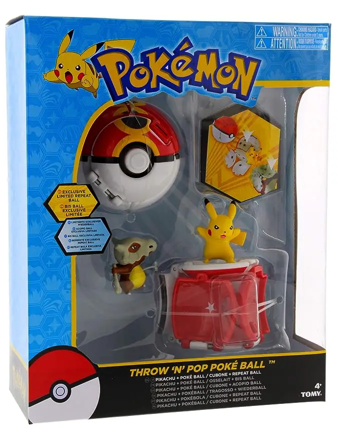 Tomy Pokemon Throw 'N' Pop Duel Pikachu