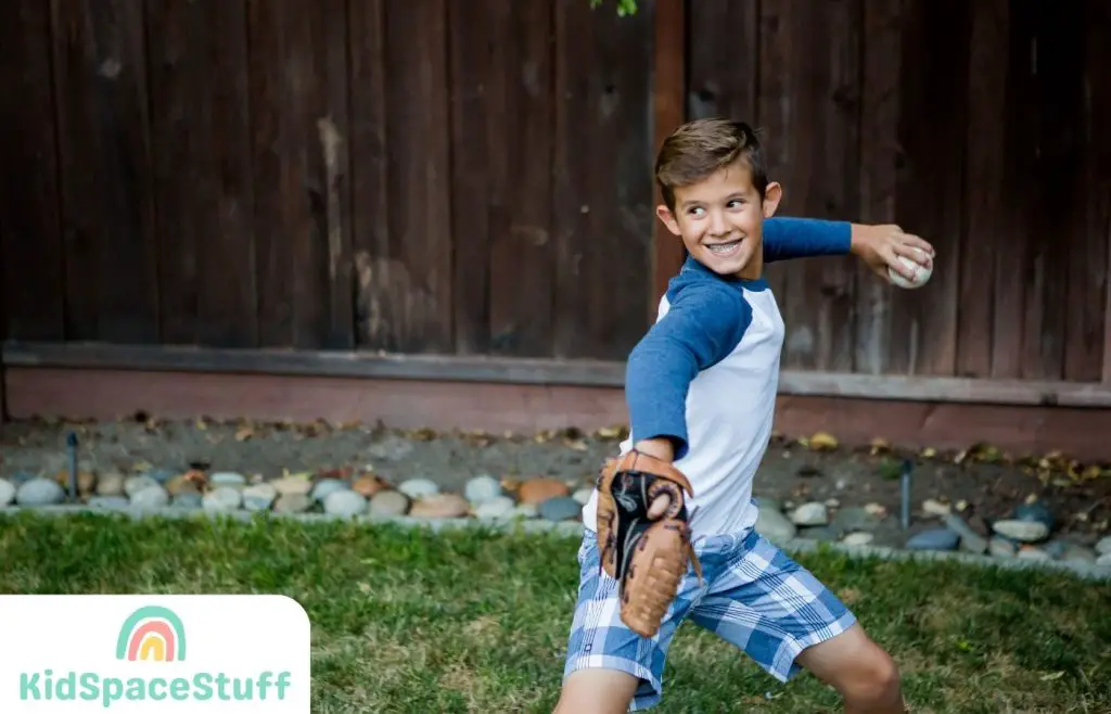 Kids Playing Baseball