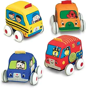 Melissa & Doug K's Kids Pull-Back Vehicle Set