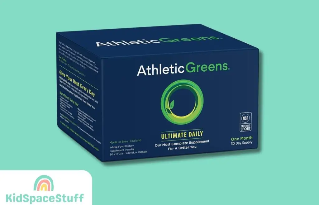 Athletic greens in the box